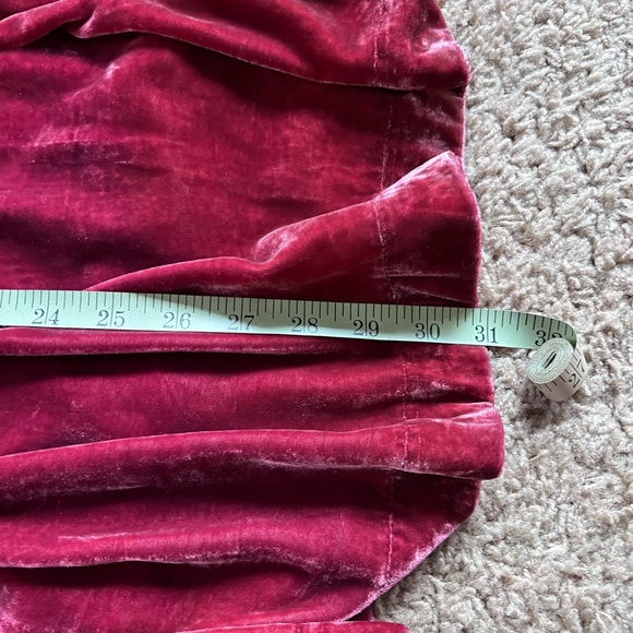 FREE PEOPLE velvet tunic size medium - Picture 3 of 6